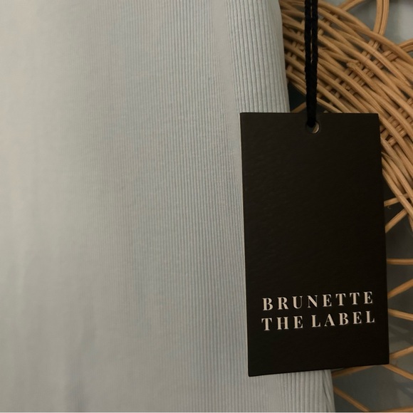 NWT Brunette The Label BTL BABY BLUE ROMPER S/M - Picture 2 of 5